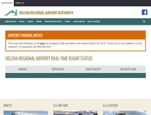 Tablet Screenshot of helenaairport.com